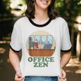 Office Zen Introvert Office Staff Secretary Employee Admin Unisex Cotton Ringer T-Shirt