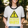 My People Skills Are Just Fine Sarcastic Introvert Unisex Cotton Ringer T-Shirt