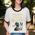 Please Chew Quieter Introvert Duck Lover Unisex Cotton Ringer T-Shirt Please Chew Quieter Introvert Duck Lover Unisex Cotton Ringer T-Shirt
