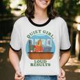 Quiet Girl Loud Results Introvert Office Staff Secretary Unisex Cotton Ringer T-Shirt Quiet Girl Loud Results Introvert Office Staff Secretary Unisex Cotton Ringer T-Shirt