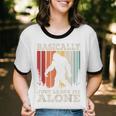 Vintage Basically Just Leave Me Alone Bigfoot Introverts Unisex Cotton Ringer T-Shirt Vintage Basically Just Leave Me Alone Bigfoot Introverts Unisex Cotton Ringer T-Shirt