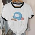 Anti-Social Club Homebody Introvert Hibernate Hermit Shyness Unisex Cotton Ringer T-Shirt