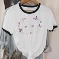 ANTISOCIAL BUTTERFLY Introvert Unisex Cotton Ringer T-Shirt ANTISOCIAL BUTTERFLY Introvert Unisex Cotton Ringer T-Shirt
