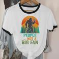 Bigfoot Introvert People Not A Big Fan Retro Sasquatch Unisex Cotton Ringer T-Shirt Bigfoot Introvert People Not A Big Fan Retro Sasquatch Unisex Cotton Ringer T-Shirt