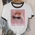 Cool Cat Meme Ew People Anti Social Introvert Cute Cat Unisex Cotton Ringer T-Shirt Cool Cat Meme Ew People Anti Social Introvert Cute Cat Unisex Cotton Ringer T-Shirt