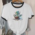 Easily Distracted By Dragons And Books Introvert Shirt Unisex Cotton Ringer T-Shirt