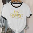 Ew People Antisocial Introvert Saying Yellow Lemon Raglan Baseball Tee Unisex Cotton Ringer T-Shirt
