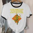 Fun Thing To Do In Morning Is Not Talk To Me Introvert Unisex Cotton Ringer T-Shirt Fun Thing To Do In Morning Is Not Talk To Me Introvert Unisex Cotton Ringer T-Shirt