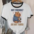 Grouchy Capybara Not Friendly Do Not Touch Introvert Premium Tri-Blend Unisex Cotton Ringer T-Shirt Grouchy Capybara Not Friendly Do Not Touch Introvert Premium Tri-Blend Unisex Cotton Ringer T-Shirt