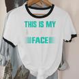 This Is My Happy Face Introvert Unisex Cotton Ringer T-Shirt This Is My Happy Face Introvert Unisex Cotton Ringer T-Shirt