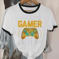 Introvert Gamer Video Games Anti Social Team Player Unisex Cotton Ringer T-Shirt