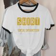 Introvert Quote Motivational For Men Women Kids Unisex Cotton Ringer T-Shirt Introvert Quote Motivational For Men Women Kids Unisex Cotton Ringer T-Shirt