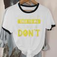 Introvert Tips On How To Talk To Me Please Don't Antisocial Unisex Cotton Ringer T-Shirt Introvert Tips On How To Talk To Me Please Don't Antisocial Unisex Cotton Ringer T-Shirt