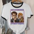 Let's Overthink Everything Shirt Antisocial Introvert Unisex Cotton Ringer T-Shirt Let's Overthink Everything Shirt Antisocial Introvert Unisex Cotton Ringer T-Shirt