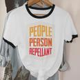 People Person Repellant Introvert Premium Unisex Cotton Ringer T-Shirt People Person Repellant Introvert Premium Unisex Cotton Ringer T-Shirt