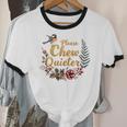 Please Chew Quieter Sarcastic Introvert Humor Unisex Cotton Ringer T-Shirt Please Chew Quieter Sarcastic Introvert Humor Unisex Cotton Ringer T-Shirt