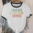 Sarcasm I Always Look This Excited Cool Introvert Unisex Cotton Ringer T-Shirt