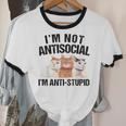 Sarcasm Cat Sarcastic Introvert Antisocial Cat Lover Unisex Cotton Ringer T-Shirt Sarcasm Cat Sarcastic Introvert Antisocial Cat Lover Unisex Cotton Ringer T-Shirt