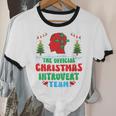 Snow Christmas Introvert Team Introverted Introvert Xmas Unisex Cotton Ringer T-Shirt Snow Christmas Introvert Team Introverted Introvert Xmas Unisex Cotton Ringer T-Shirt