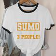 Sumo Wrestling Introvert Wrestler Sumotori Japanese Sport Unisex Cotton Ringer T-Shirt