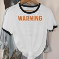 Warning Protein Intake Exceeds Social Awareness Introvert Unisex Cotton Ringer T-Shirt