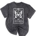 Anti-Social Butterfly Introvert Dislike People Mineral Wash Tshirts Mineral Black