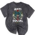 Antisocial Introvert I Like Being Alone Mineral Wash Tshirts Mineral Black Antisocial Introvert I Like Being Alone Mineral Wash Tshirts Mineral Black