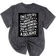 Anxiety Awkward Dark Humor Quote Introverts Sarcastic Mineral Wash Tshirts Mineral Black