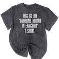 This Is My Avoiding Human Interaction Anti Social Introvert Mineral Wash Tshirts Mineral Black This Is My Avoiding Human Interaction Anti Social Introvert Mineral Wash Tshirts Mineral Black