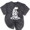 Burrow Prairie Dog Word Art Introvert Nature Retreat Men Women Kids Mineral Wash Tshirts Mineral Black