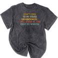 Don't Come To My House Unannounced Introvert Introverted Mineral Wash Tshirts Mineral Black Don't Come To My House Unannounced Introvert Introverted Mineral Wash Tshirts Mineral Black
