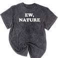 Homebody Indoorsy Introvert Ew Nature Mineral Wash Tshirts Mineral Black