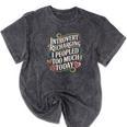 Introvert Recharging I Peopled Too Much Today Mineral Wash Tshirts Mineral Black Introvert Recharging I Peopled Too Much Today Mineral Wash Tshirts Mineral Black