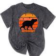 Introvert Retro Sunset Capybara Tee Mineral Wash Tshirts Mineral Black Introvert Retro Sunset Capybara Tee Mineral Wash Tshirts Mineral Black