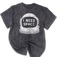 Introvert Space Helmet I Need Space Men Women Mineral Wash Tshirts Mineral Black Introvert Space Helmet I Need Space Men Women Mineral Wash Tshirts Mineral Black