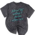 Introvert But Willing To Discuss Antique Cars Mineral Wash Tshirts Mineral Black