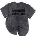 Introverted But Willing To Discuss Writing Cool & Mineral Wash Tshirts Mineral Black