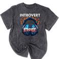 Introvert's Best Friend Noise-Canceling Headphones Mineral Wash Tshirts Mineral Black Introvert's Best Friend Noise-Canceling Headphones Mineral Wash Tshirts Mineral Black