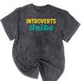 Introverts Unite I Introvert Mineral Wash Tshirts Mineral Black Introverts Unite I Introvert Mineral Wash Tshirts Mineral Black