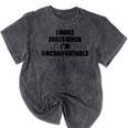 I Make Jokes When Im Uncomfortable Sarcastic Introvert Mineral Wash Tshirts Mineral Black I Make Jokes When Im Uncomfortable Sarcastic Introvert Mineral Wash Tshirts Mineral Black