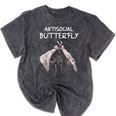 Mothman Shirt Antisocial Butterfly Introvert Cryptid Mineral Wash Tshirts Mineral Black Mothman Shirt Antisocial Butterfly Introvert Cryptid Mineral Wash Tshirts Mineral Black