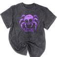 Recluse Pastel Goth Spider Shy Introvert Creepy Cute Kawaii Mineral Wash Tshirts Mineral Black