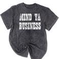 Retro Mind Ya Business Vintage Love Privacy Introvert Mineral Wash Tshirts Mineral Black Retro Mind Ya Business Vintage Love Privacy Introvert Mineral Wash Tshirts Mineral Black