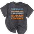 Running On Armwrestling Social Introvert Humor Vintage Mineral Wash Tshirts Mineral Black