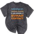 Running On Candle Making Social Introvert Humor Vintage Mineral Wash Tshirts Mineral Black