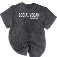 Social Vegan i Avoid Meet Introvert Sarcasm Gift Mineral Wash Tshirts Mineral Black Social Vegan i Avoid Meet Introvert Sarcasm Gift Mineral Wash Tshirts Mineral Black