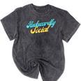 Socially Awkward Introvert Retro Anxious Awkwardly Social Mineral Wash Tshirts Mineral Black Socially Awkward Introvert Retro Anxious Awkwardly Social Mineral Wash Tshirts Mineral Black