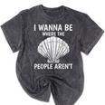 Solitude Introverts I Wanna Be Where The People Aren't Mineral Wash Tshirts Mineral Black Solitude Introverts I Wanna Be Where The People Aren't Mineral Wash Tshirts Mineral Black