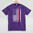 American Flag Loner Geeks Antisocial For Introvert Pride Mineral Wash Tshirts Mineral Purple