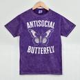 Antisocial Butterfly Introverts Homebodies Mineral Wash Tshirts Mineral Purple Antisocial Butterfly Introverts Homebodies Mineral Wash Tshirts Mineral Purple